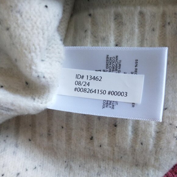 Express Easy Lace Up Mock Neck Sweater in Ivory NWT - Picture 12 of 14